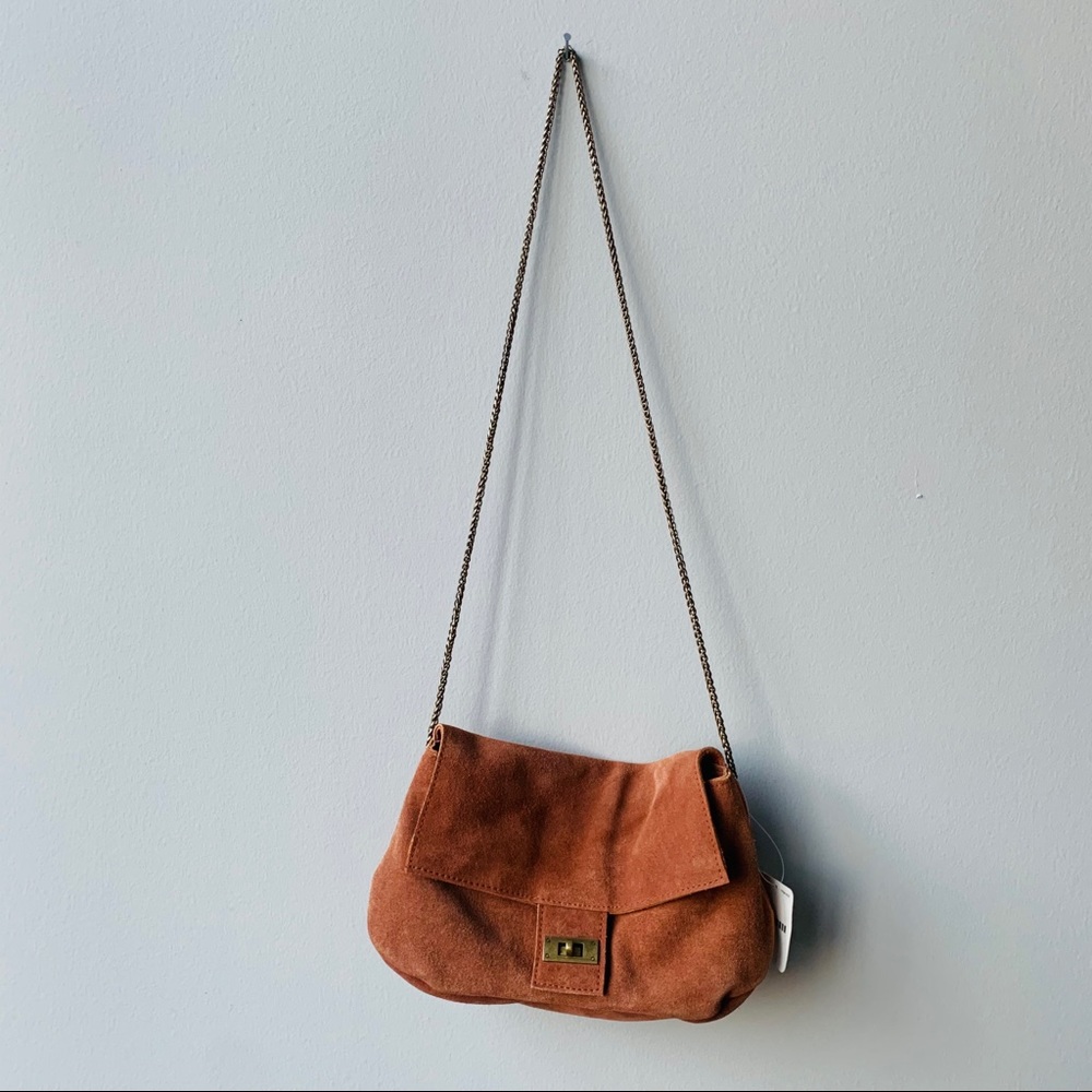 Free People Slouchy Suede Shoulder Bag